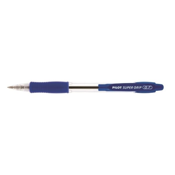 Caneta Esferográfica Retrátil Super Grip 0.7 Azul Pilot